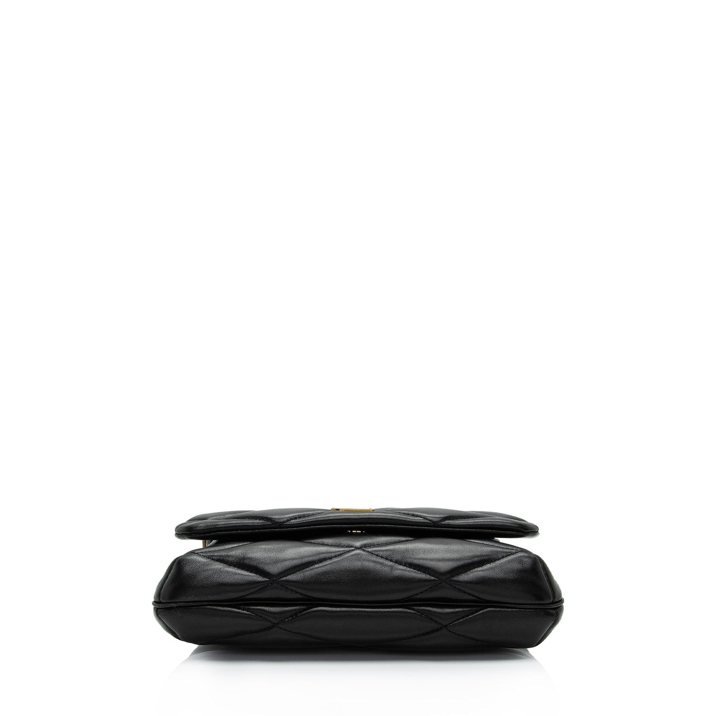 Saint Laurent Quilted Lambskin Monogram Le 57 Hobo
