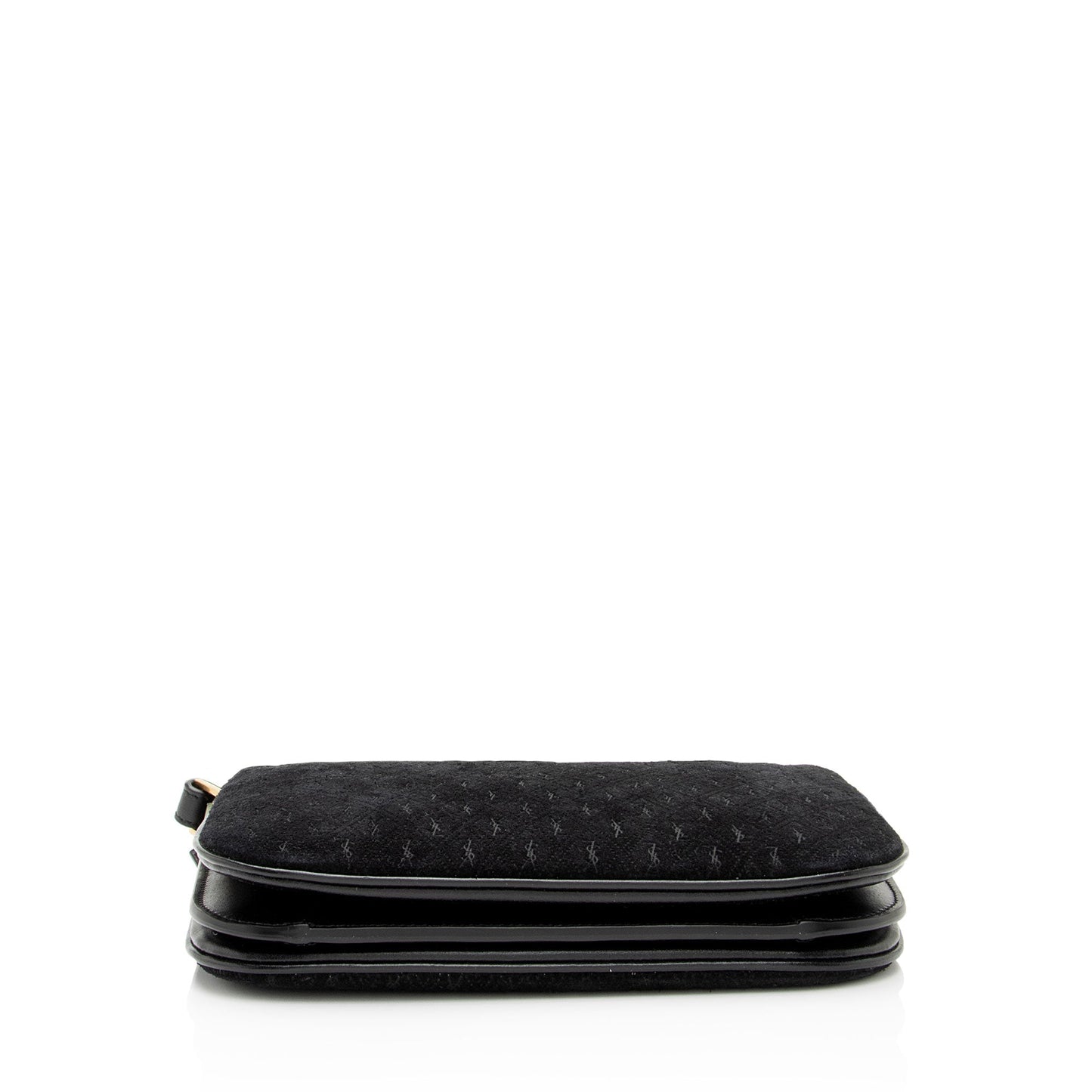 Saint Laurent Suede Monogram King Palm Crossbody Bag (SHF-eGBpnw)