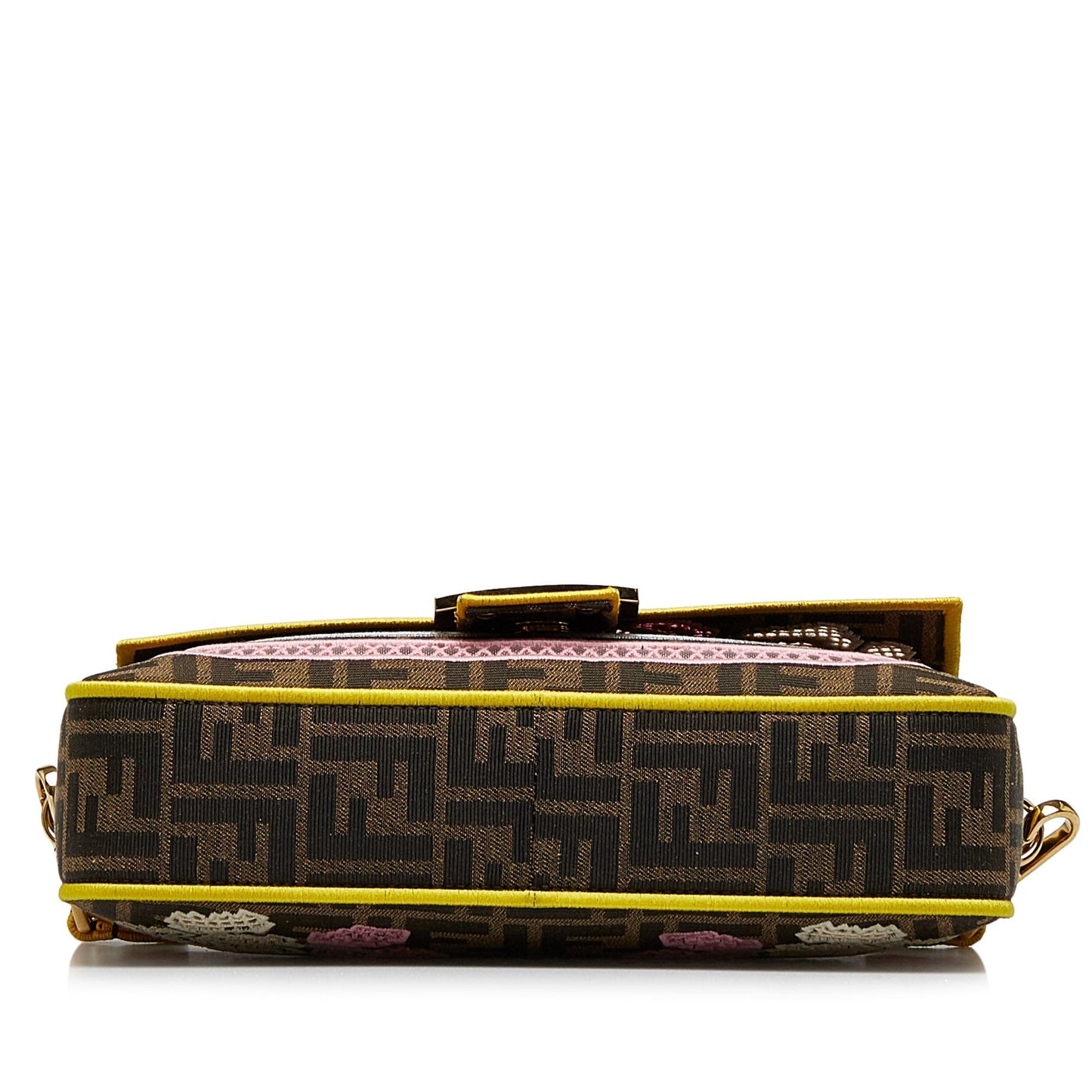 FENDI Embroidered Zucca Baguette