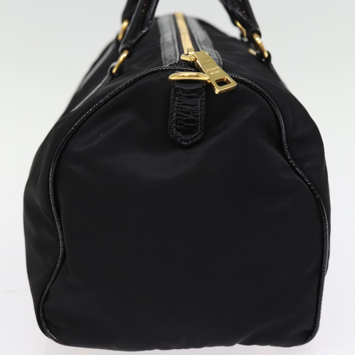 PRADA Hand Bag Nylon Black yk12896