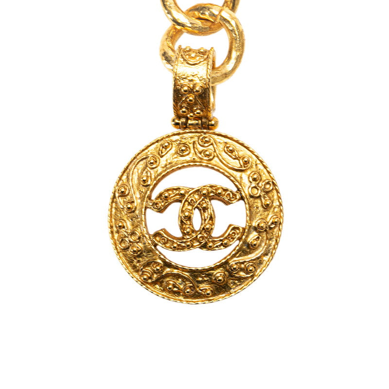 Chanel Vintage Coco Mark Chain Belt Gold
