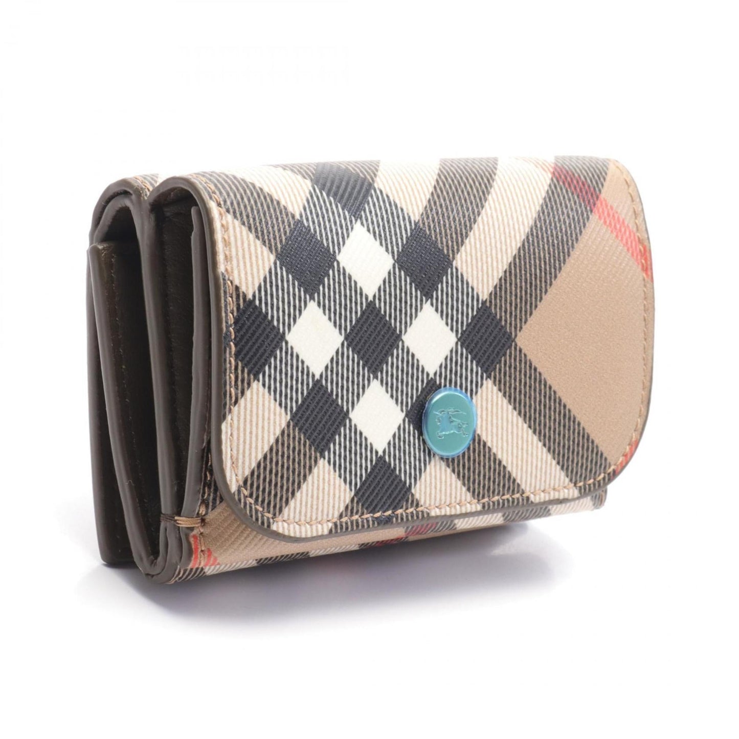 Burberry Coated Canvas Wallet (Tri-Fold) ()