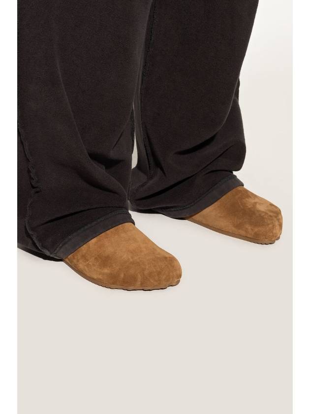 Balenciaga Sunday Shearling Mules Beige