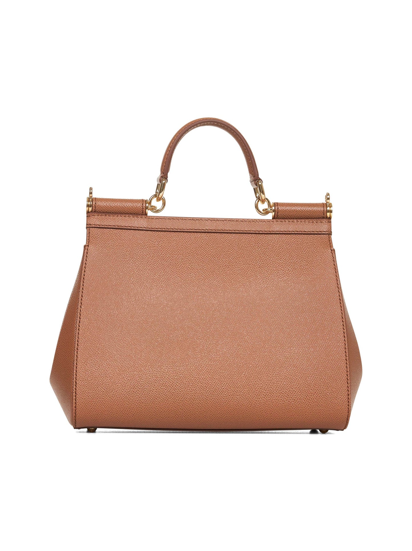 Dolce & Gabbana Women Camel Large Sicily Handbag