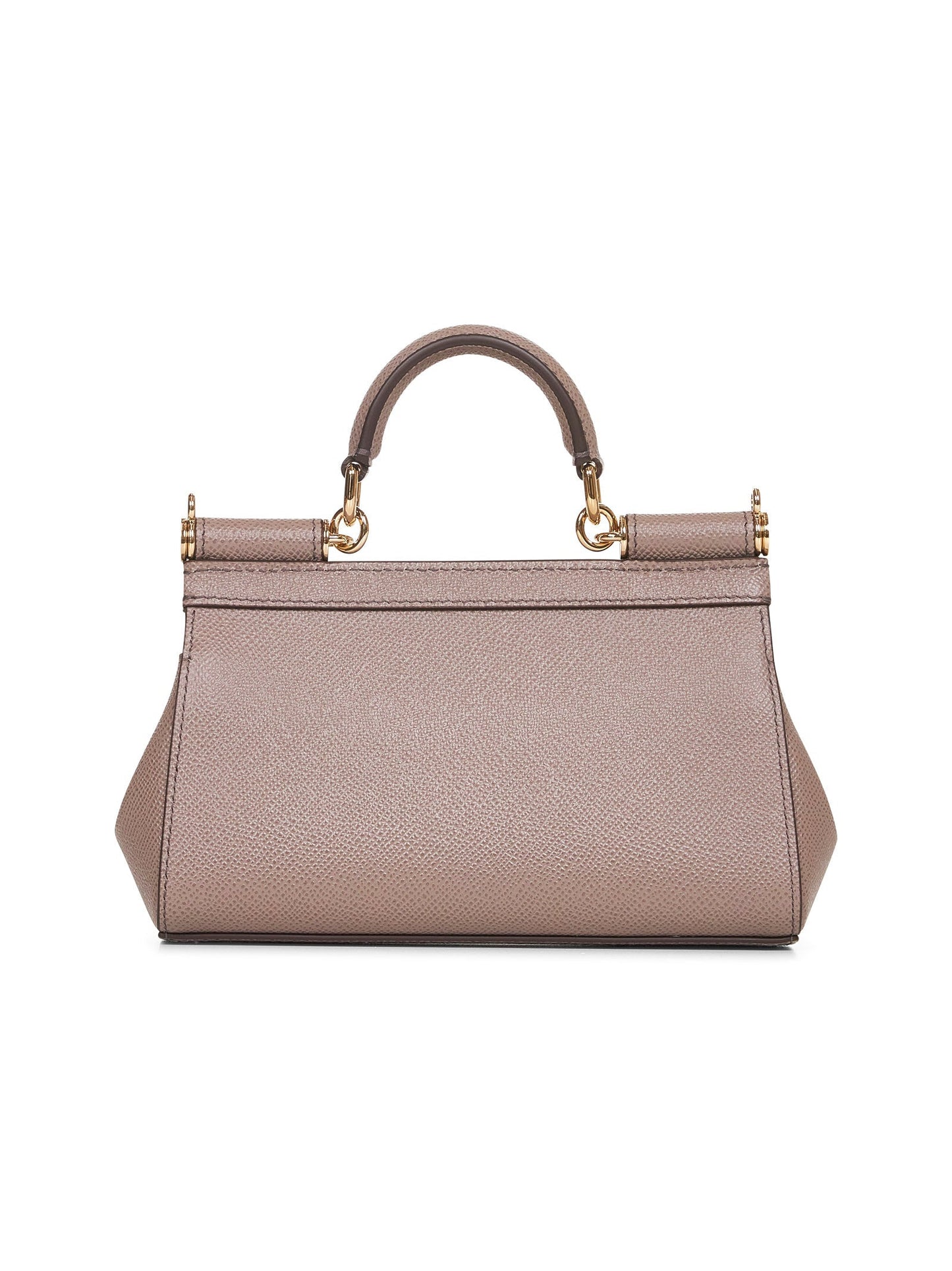 Dolce & Gabbana Women Taupe Small Sicily Handbag