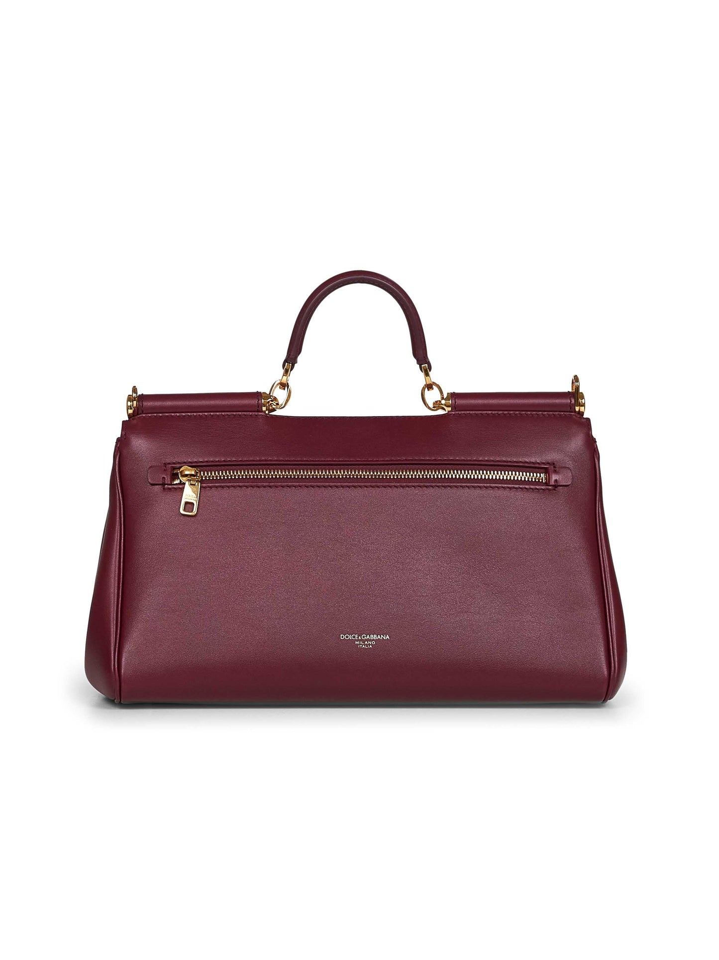 Dolce & Gabbana Women Burgundy My Sicily Handbag