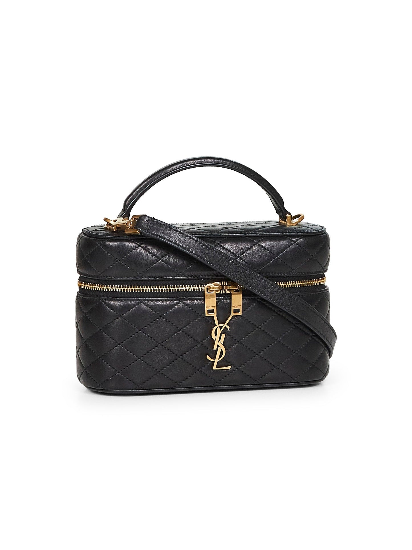 Saint Laurent Women Saint Laurent Gaby Vanity Bag In Leather