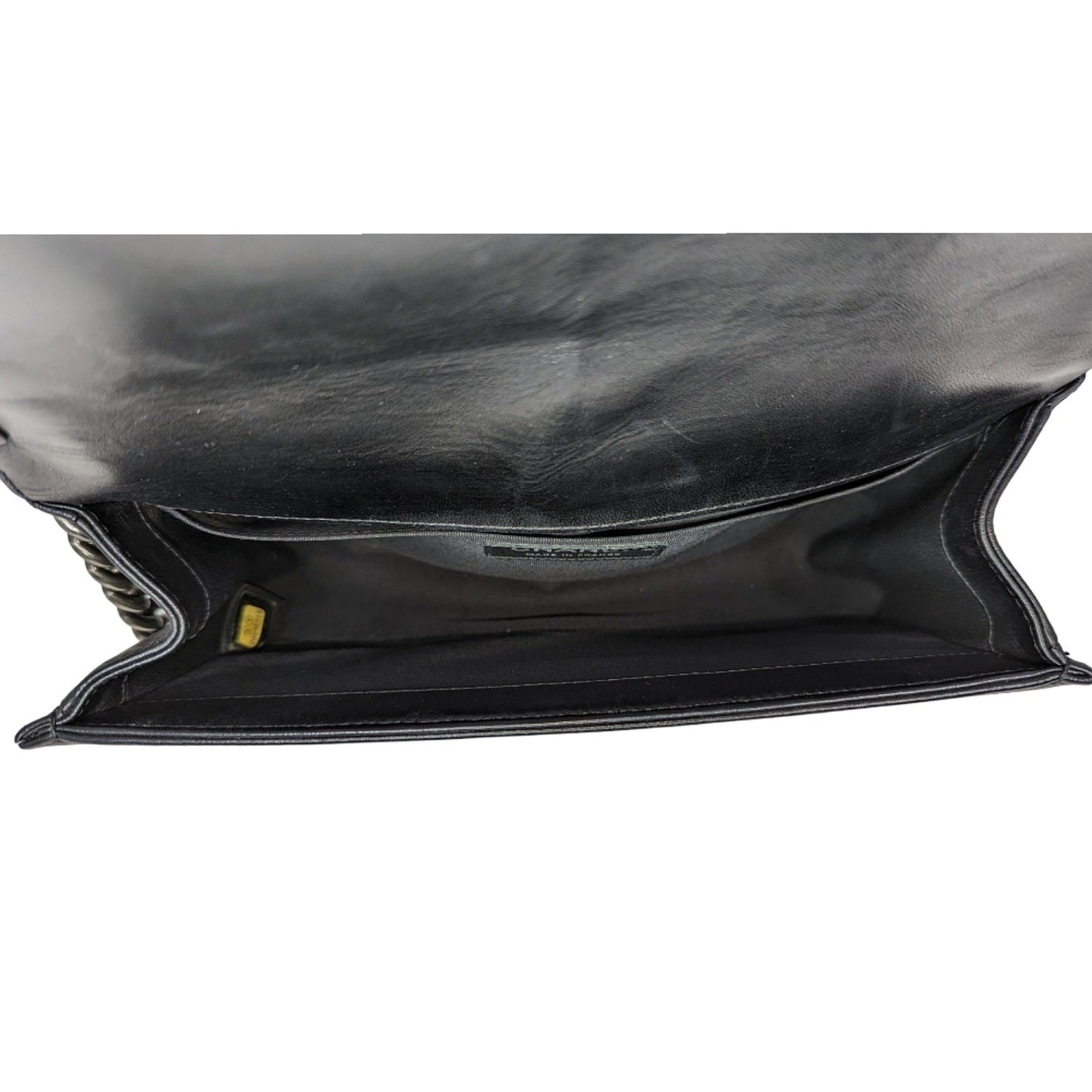 Chanel bag Black Quilted Calfskin Medium Boy Bag