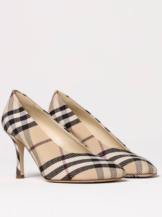 Burberry Check Baby High Pumps Beige