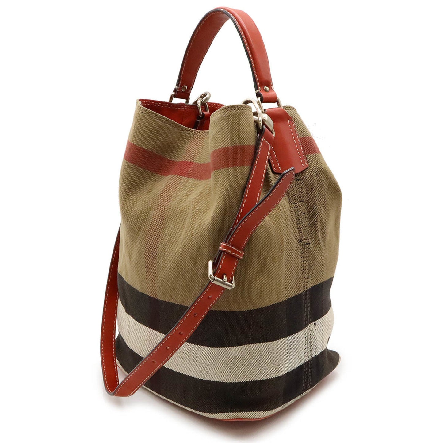 Burberry Canvas Handbag Shoulder Bag ()