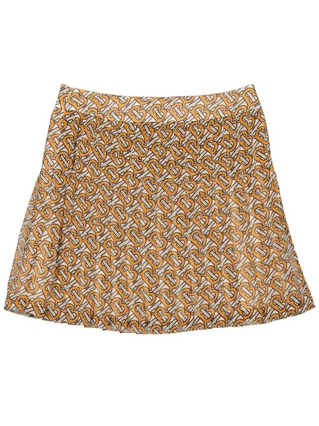 Burberry Burberry Girls Camila Monogram Skirt In Bright Orange, Size 6Y