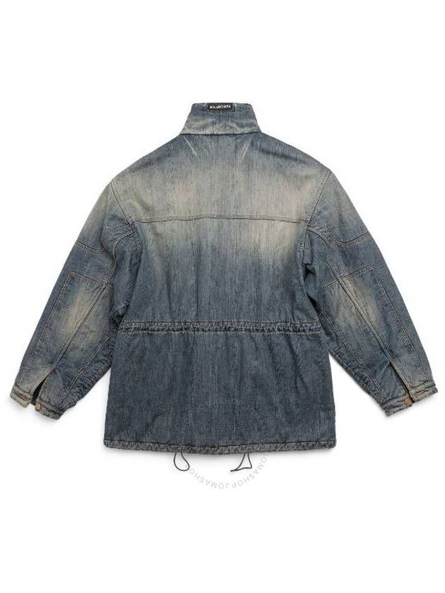 Balenciaga 23 fw denim parka WITH back logo label 750946TNW654036 B0650738525