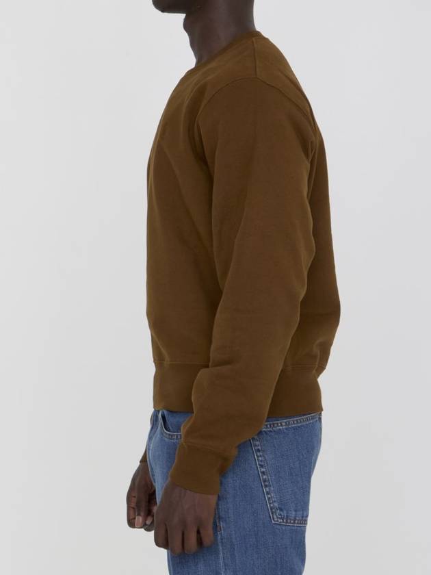 Saint Laurent 24 S S Cotton Sweatshirt WITH Embroid Logo 778465Y36SW7745 B0651175511