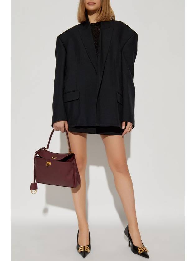 Balenciaga Balenciaga Wool Skirt, Women's, Black