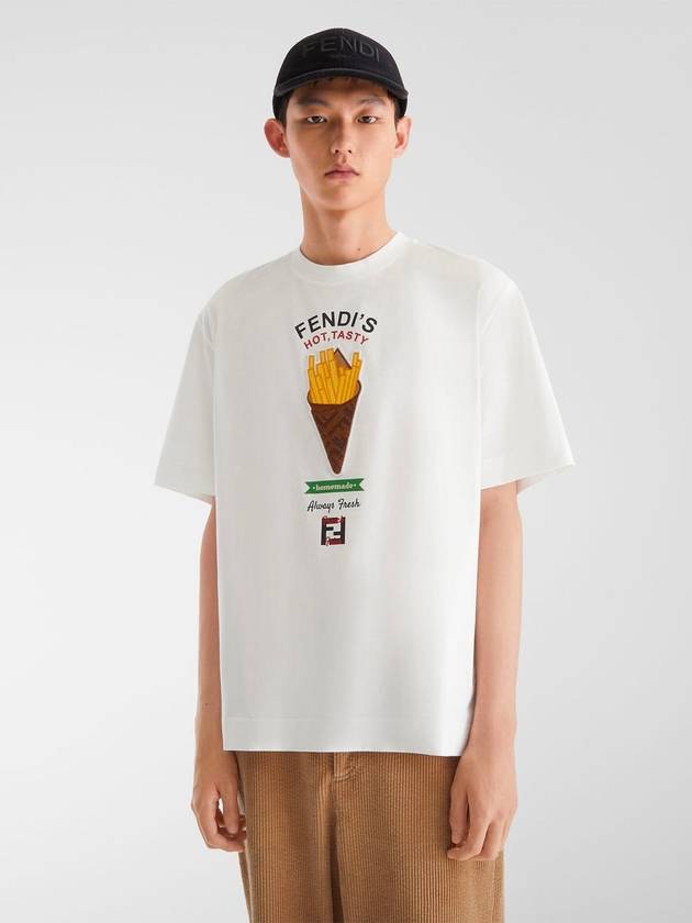 Fendi Fendi T-shirts and Polos White