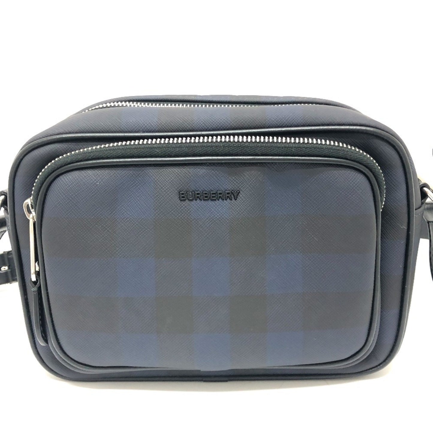 Burberry Navy Pvc Leather Shoulder Bag ()