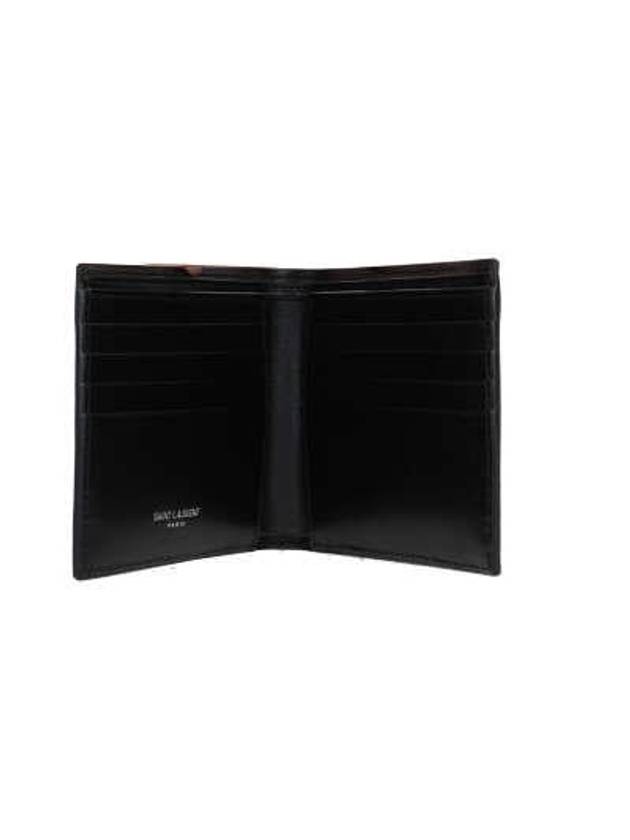 Saint Laurent East/West Wallet In Smooth Leather Black