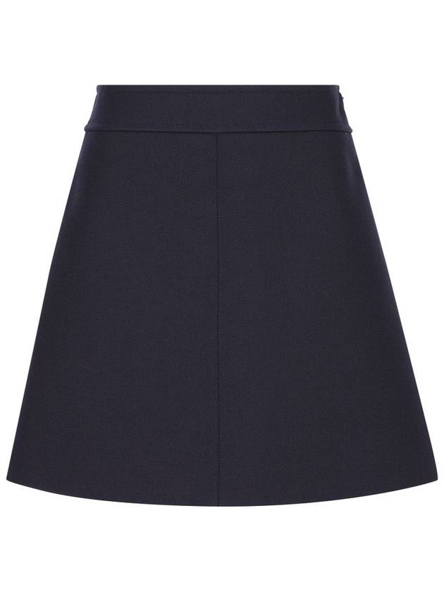 CELINE Trapeze Classic Fit A-Line Skirt Ink