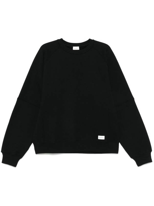 Saint Laurent Cotton Sweatshirt Black