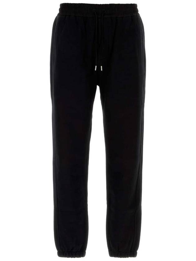 Saint Laurent Molleton Doux Gots Track Pants Black