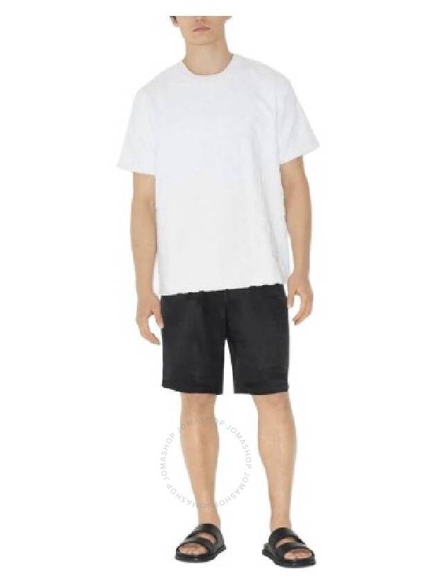Burberry Burberry White Willesden Check Cotton T Shirt Size Large