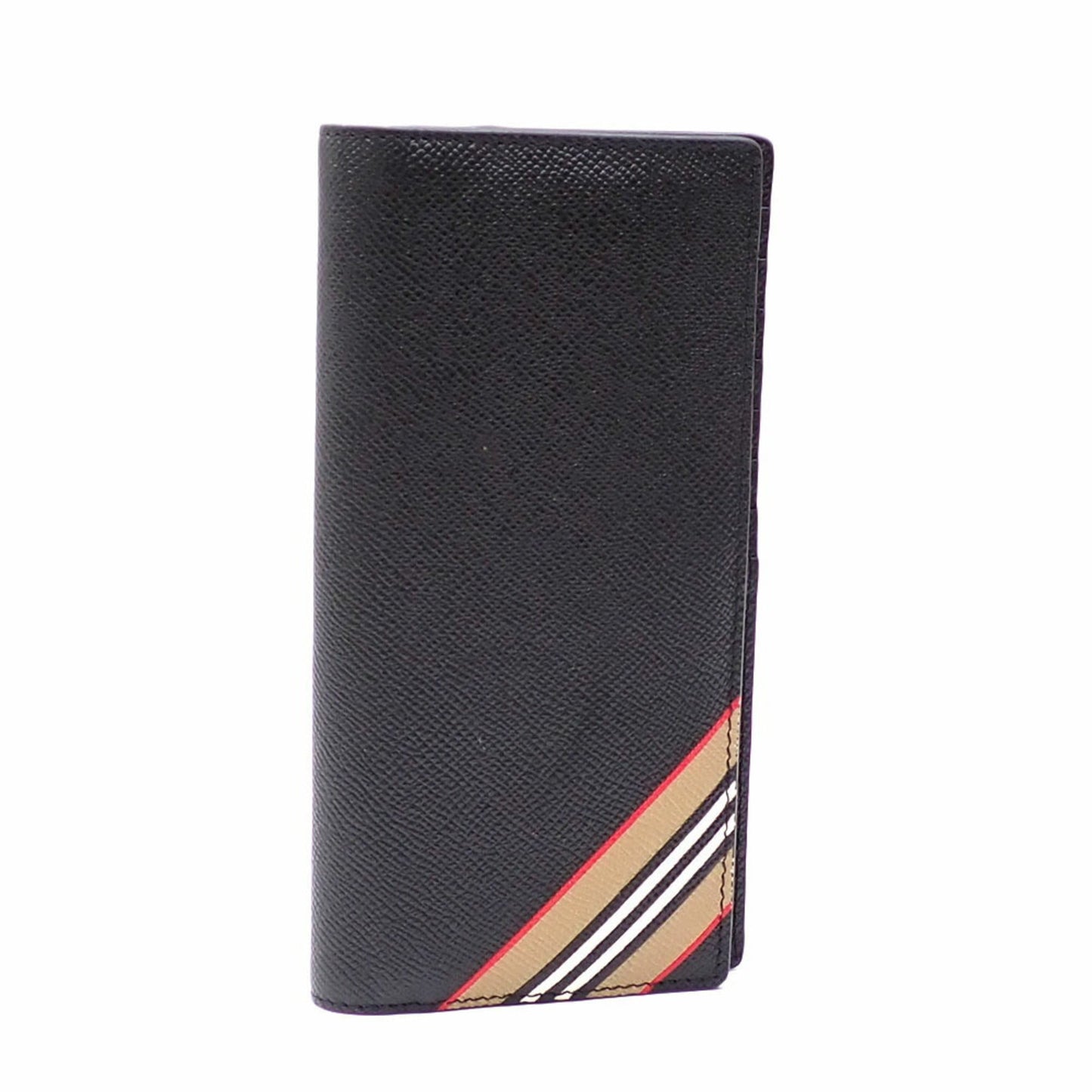 Burberry Leather Long Wallet (Bi-Fold) ()