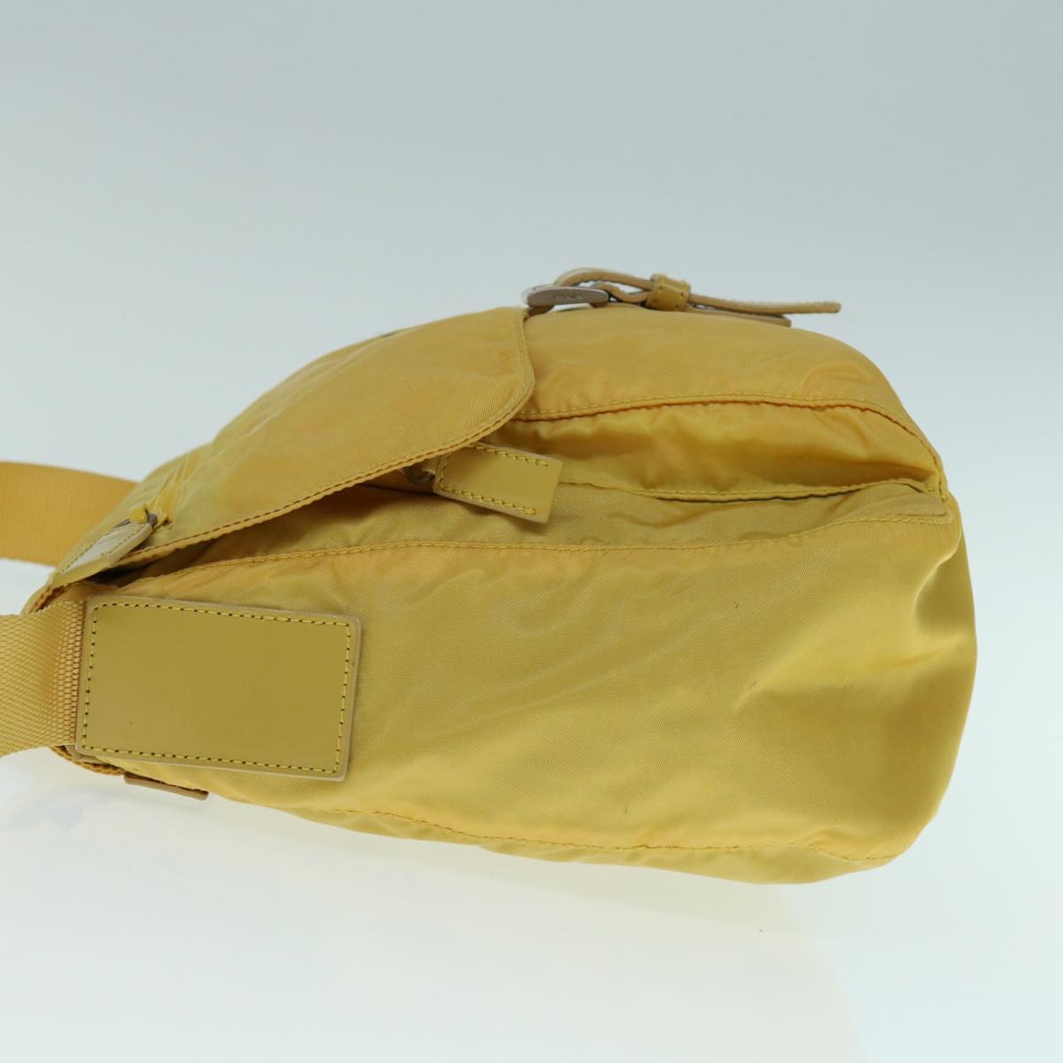 PRADA Shoulder Bag Nylon Yellow ac2531