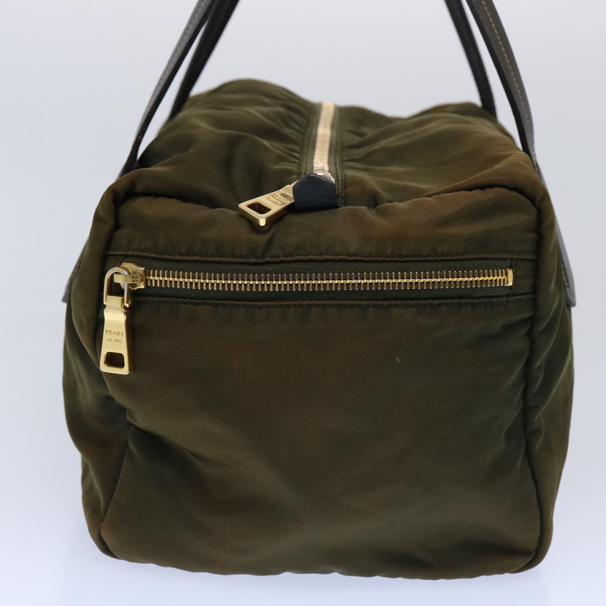 PRADA Shoulder Bag Nylon Khaki ac2567