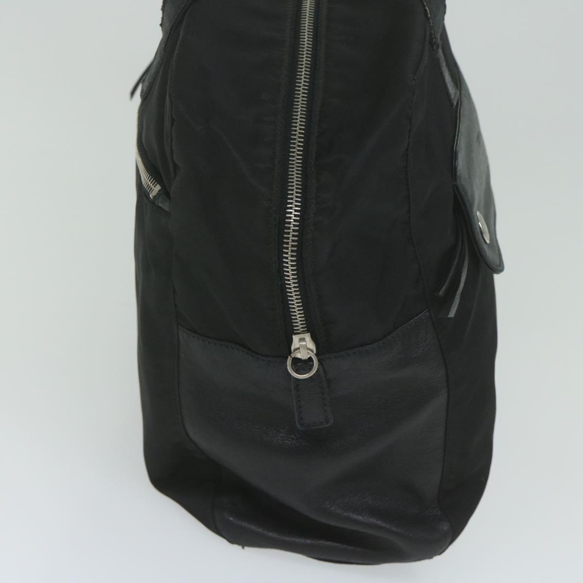 PRADA Hand Bag Nylon Black ac2572