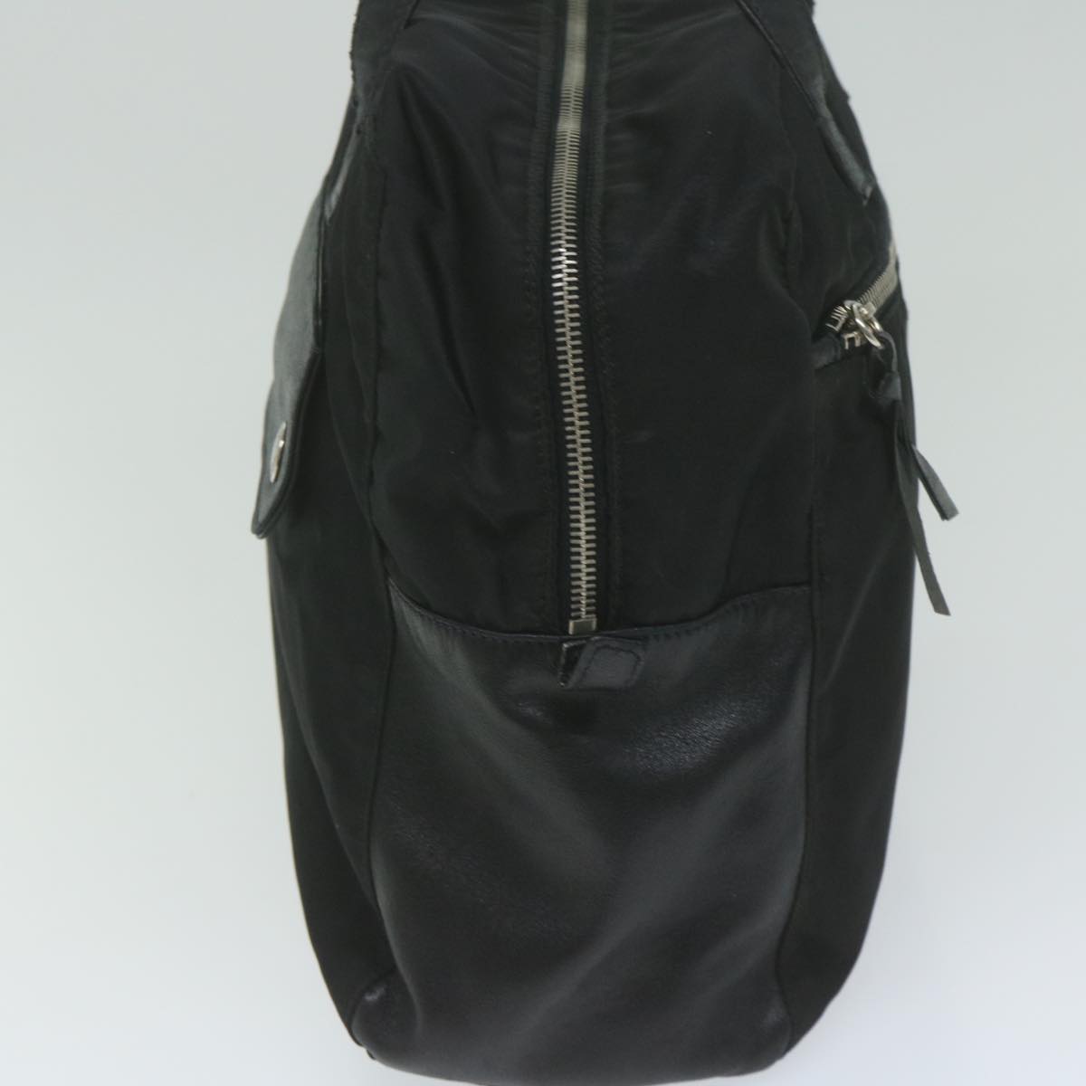 PRADA Hand Bag Nylon Black ac2572