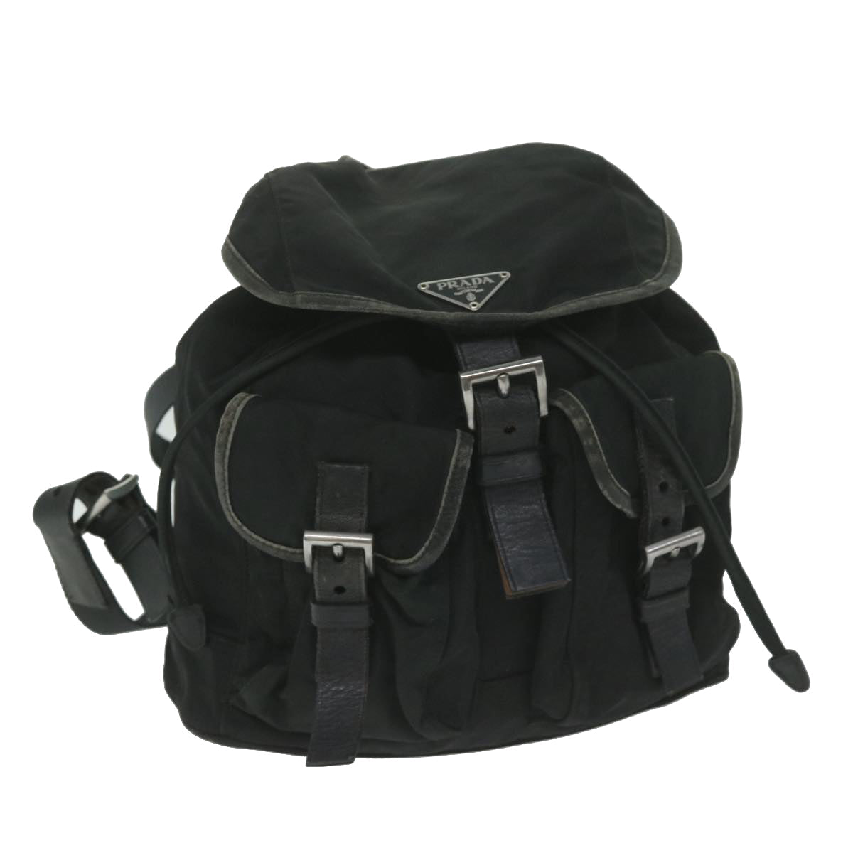 PRADA Backpack Nylon Black ac2597