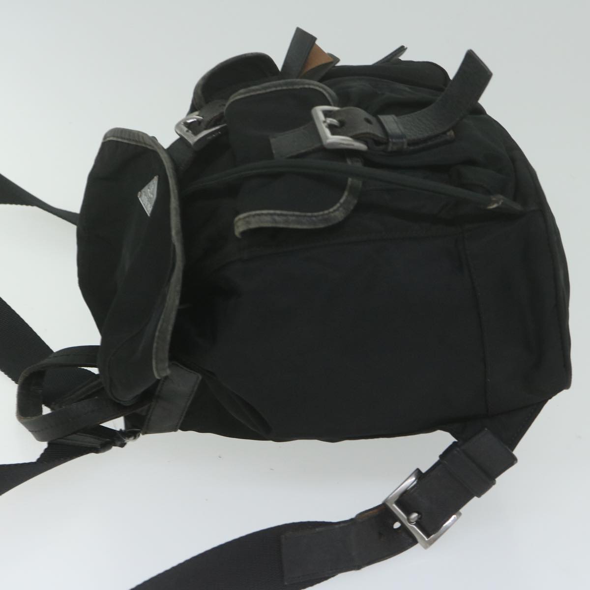 PRADA Backpack Nylon Black ac2597