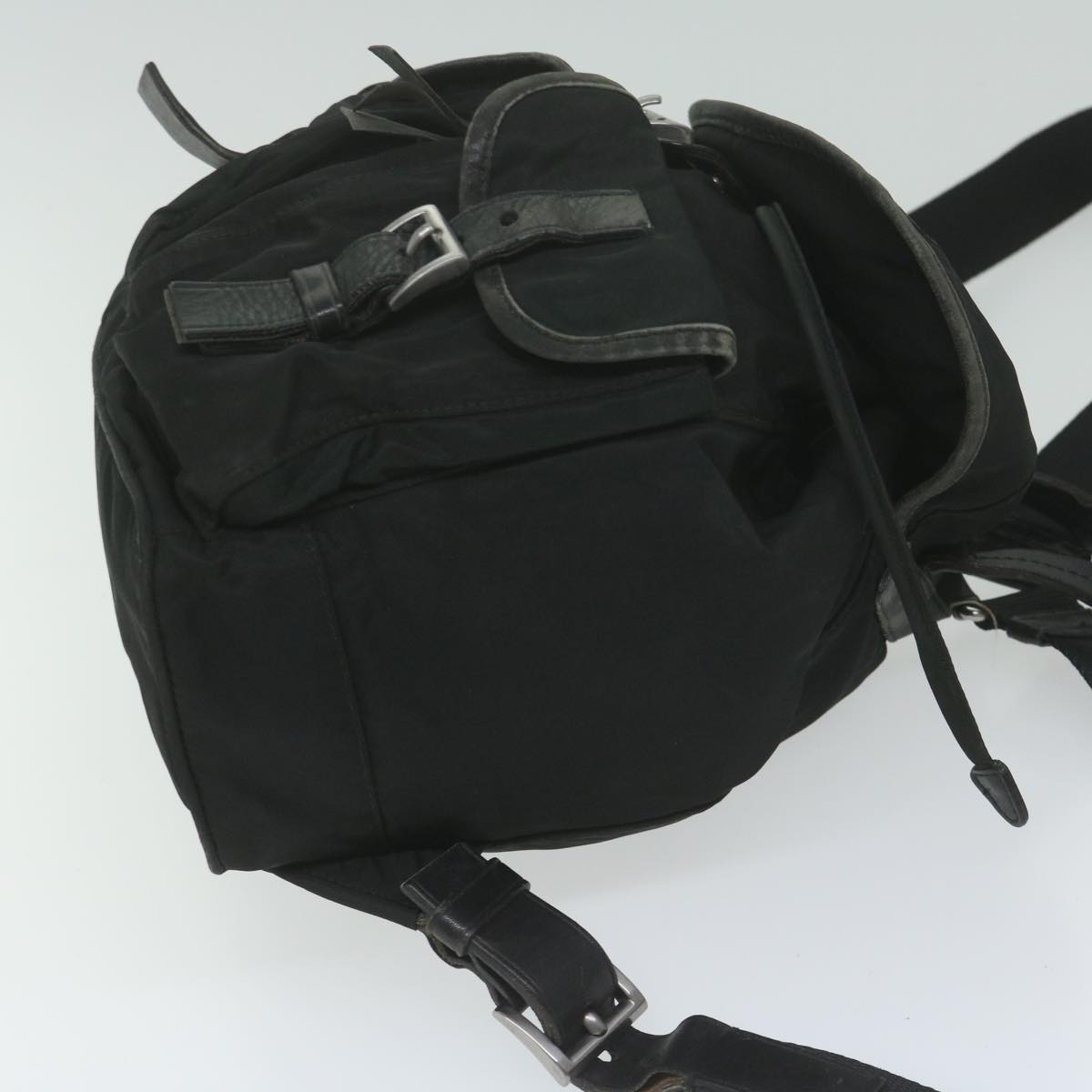 PRADA Backpack Nylon Black ac2597
