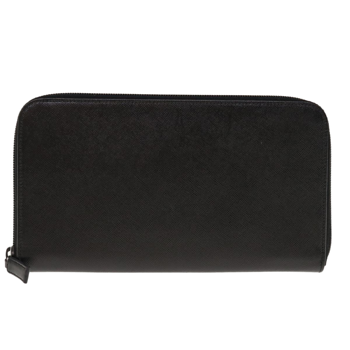 PRADA Long Wallet Safiano leather Black ac2653