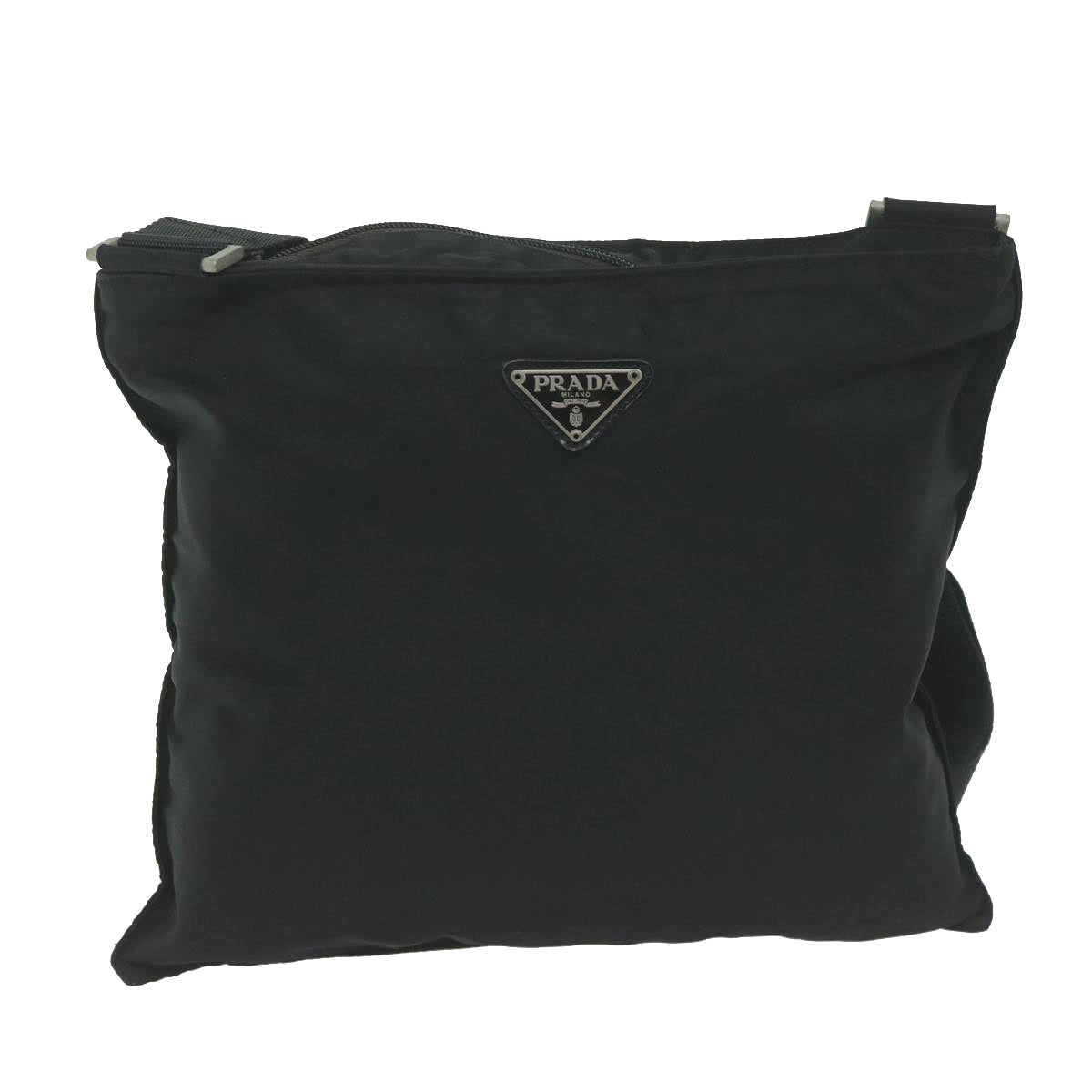 PRADA Shoulder Bag Nylon Black ac2658