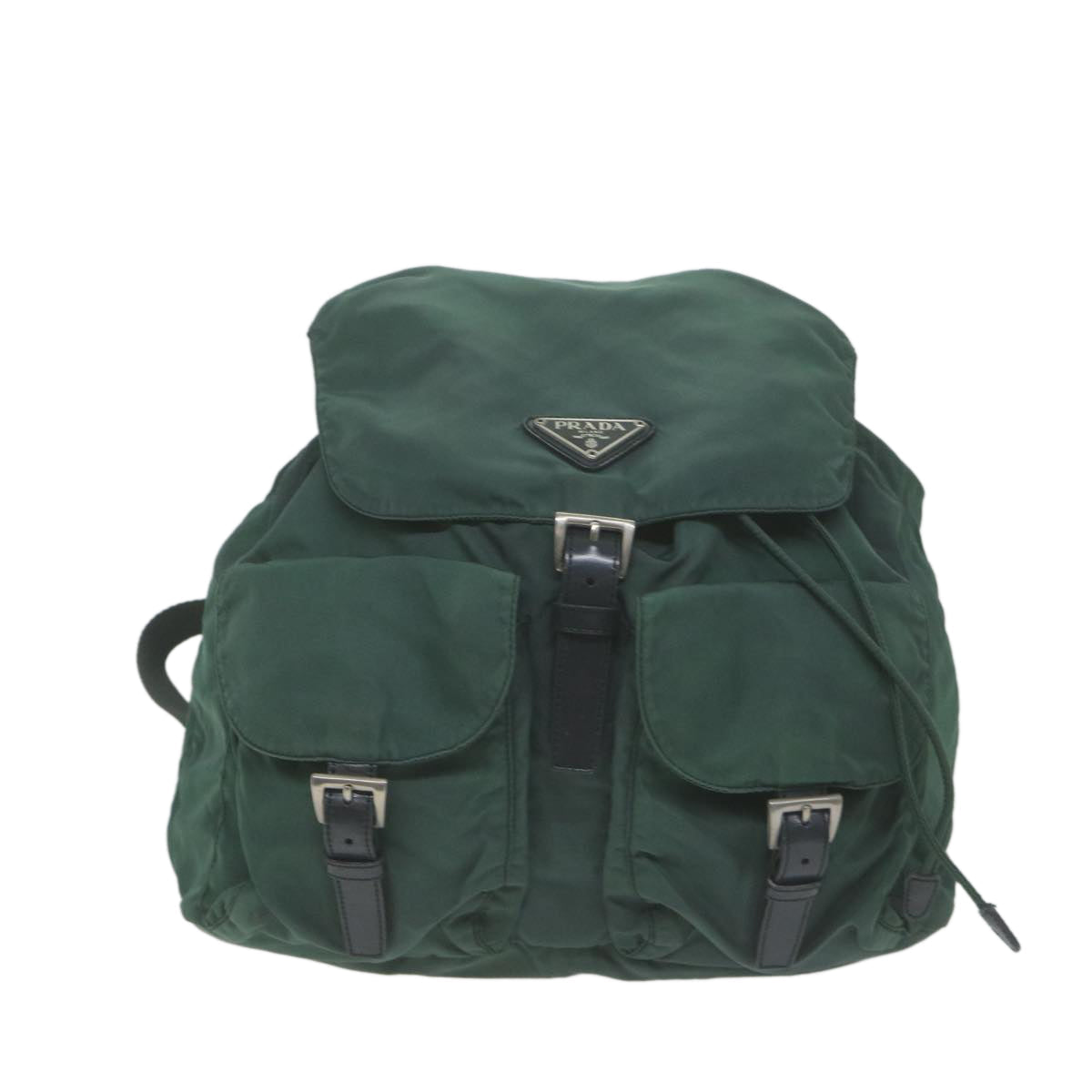 PRADA Backpack Nylon Green ac2726