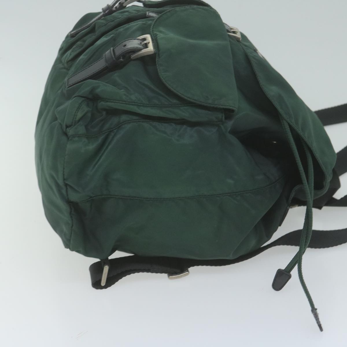 PRADA Backpack Nylon Green ac2726