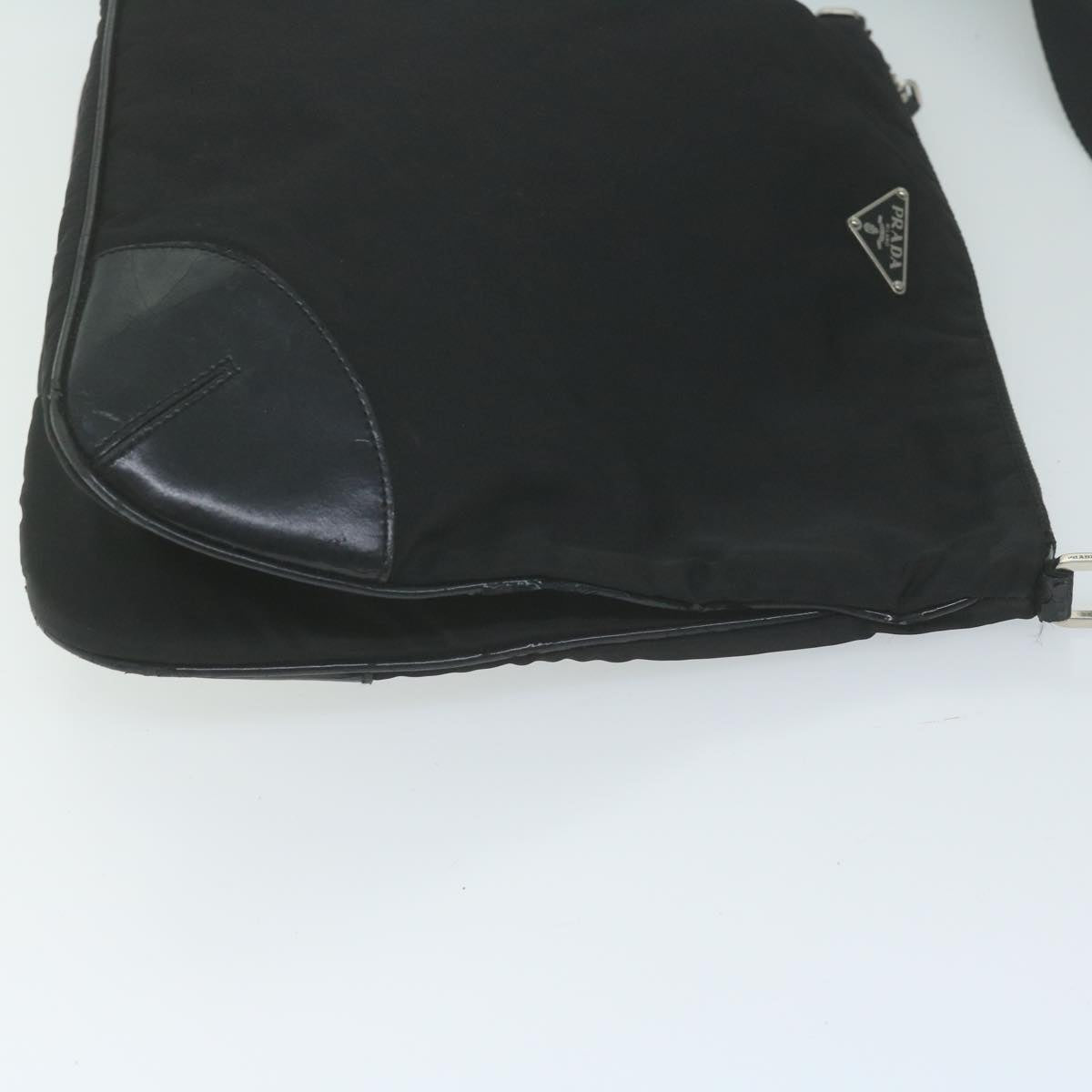 PRADA Shoulder Bag Nylon Black ac2727