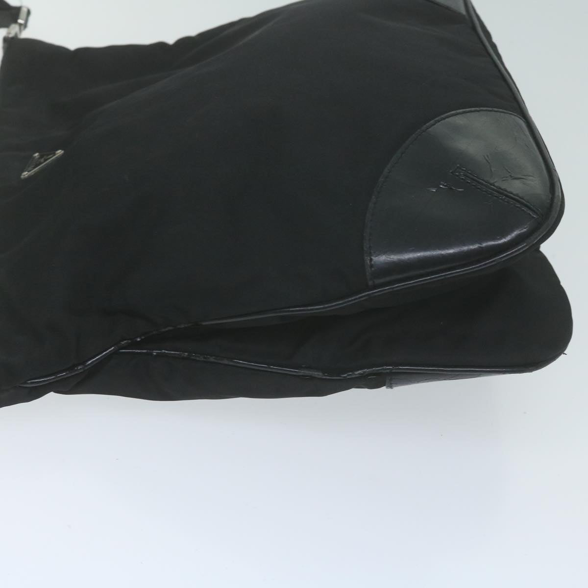 PRADA Shoulder Bag Nylon Black ac2727