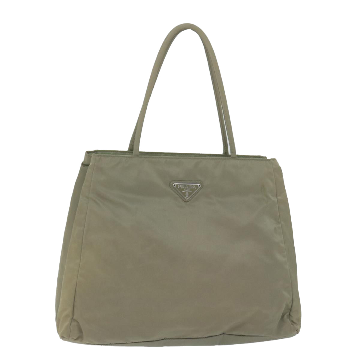 PRADA Tote Bag Nylon Beige ac2732
