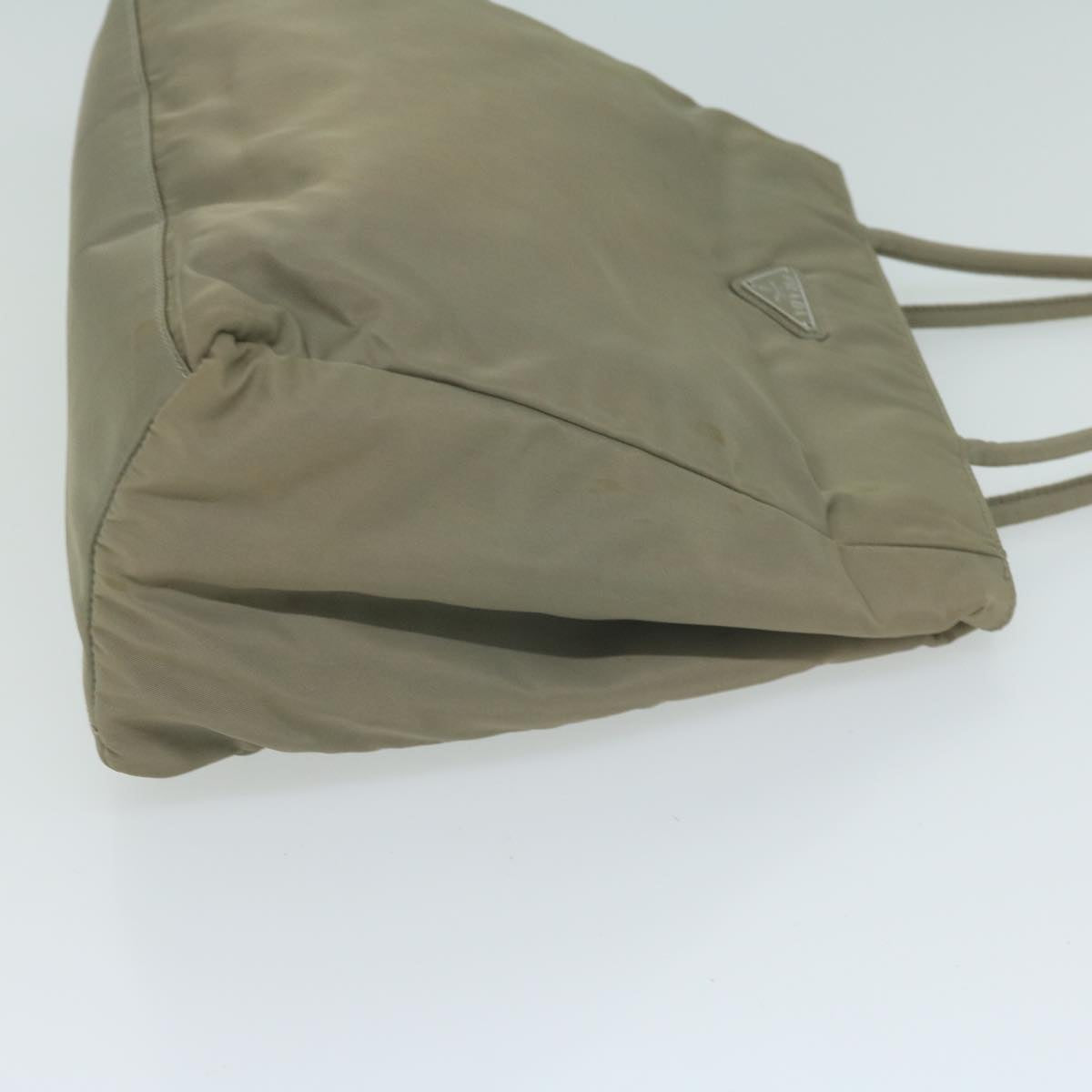 PRADA Tote Bag Nylon Beige ac2732