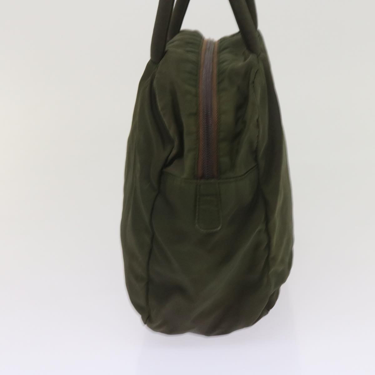 PRADA Hand Bag Nylon Green ac2745