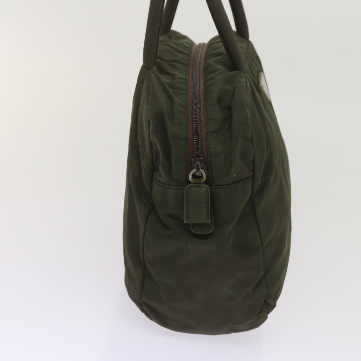 PRADA Hand Bag Nylon Green ac2745