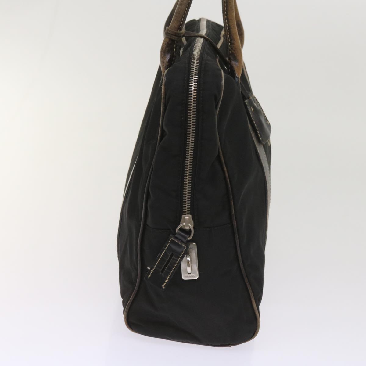 PRADA Hand Bag Nylon Black ac2751