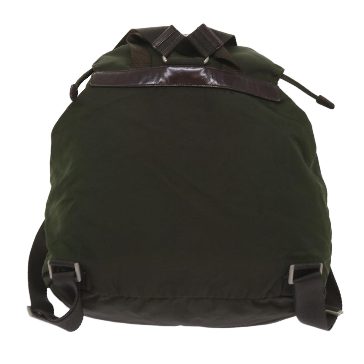 PRADA Backpack Nylon Green ac2752