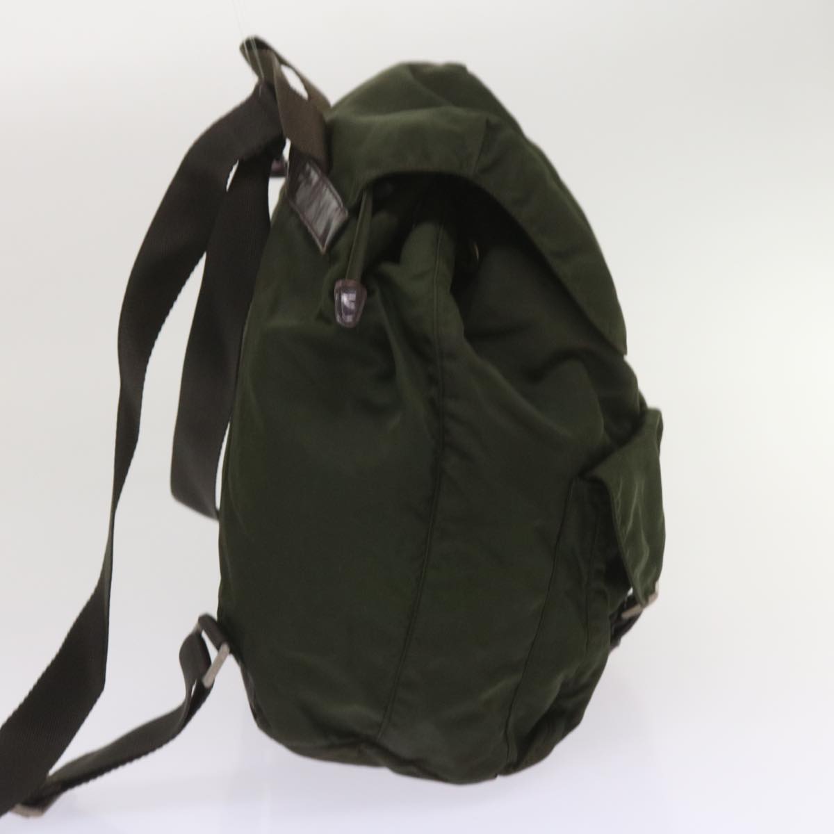 PRADA Backpack Nylon Green ac2752