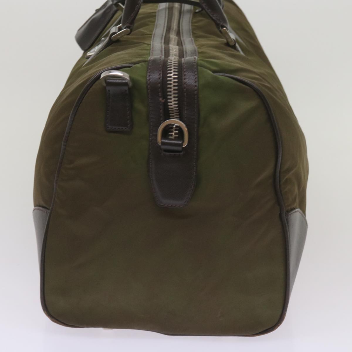 PRADA Boston Bag Nylon 2way Green  ac2785
