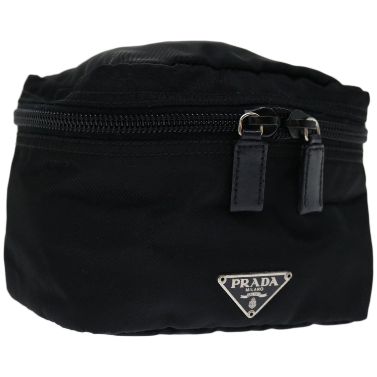 PRADA Pouch Nylon Black  ac2802