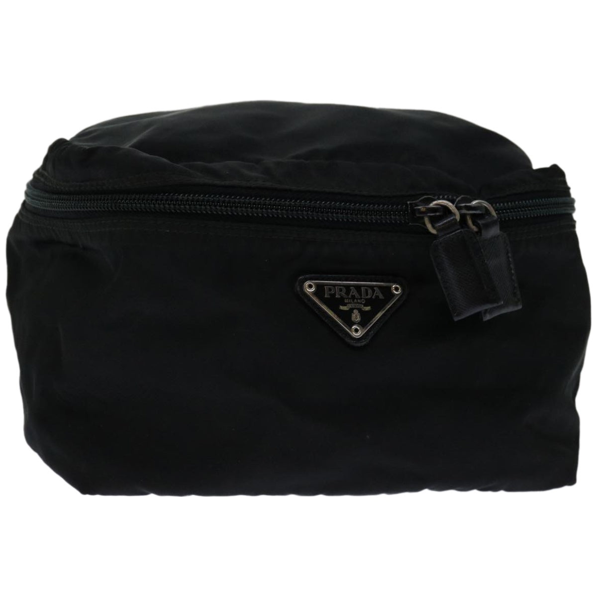 PRADA Pouch Nylon Black  ac2803