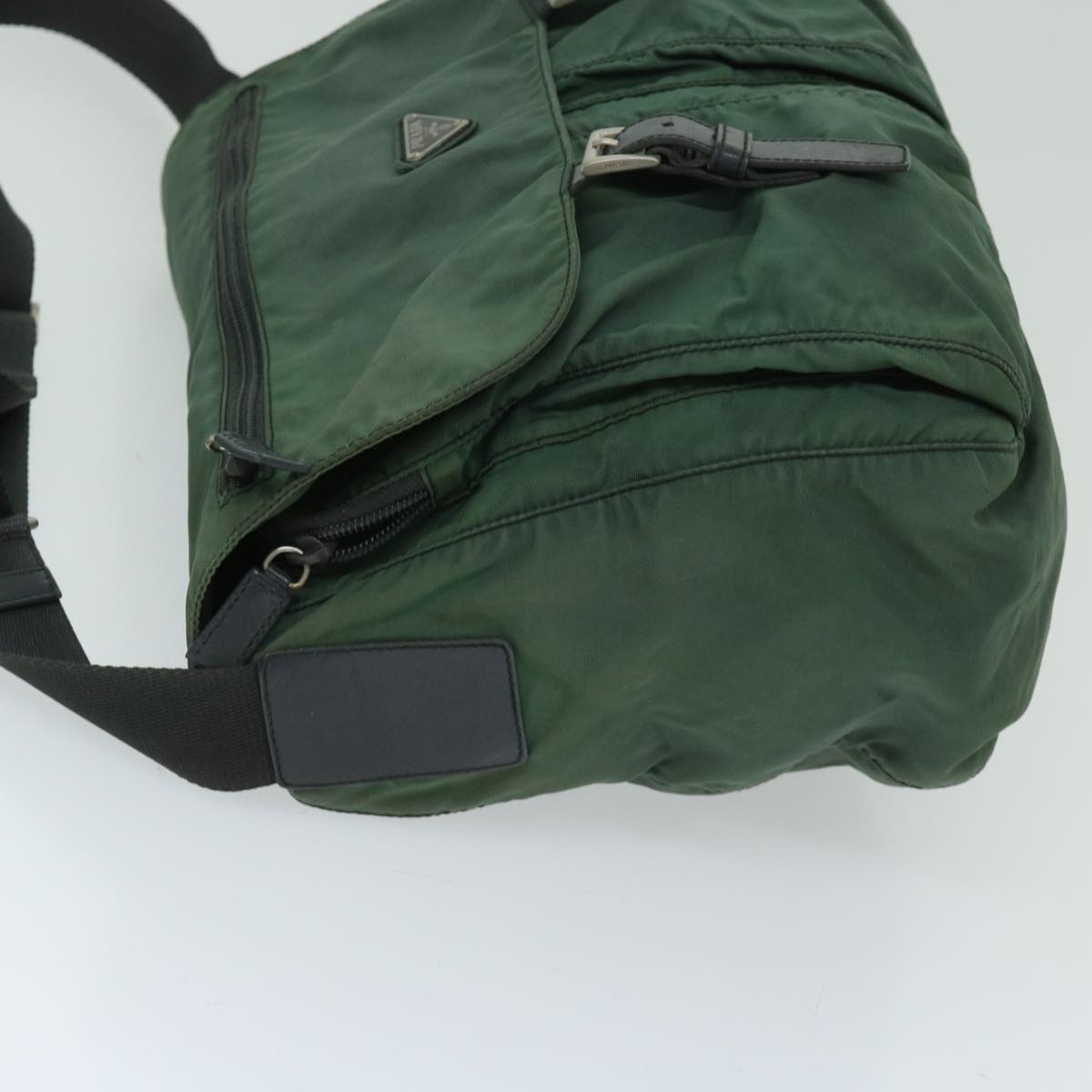 PRADA Shoulder Bag Nylon Green  ac2813
